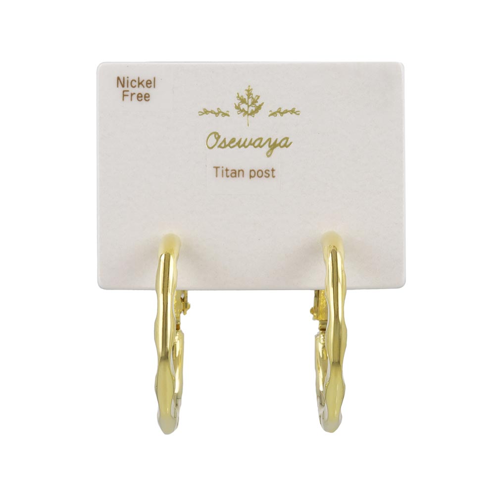 Textured Hoop Earrings