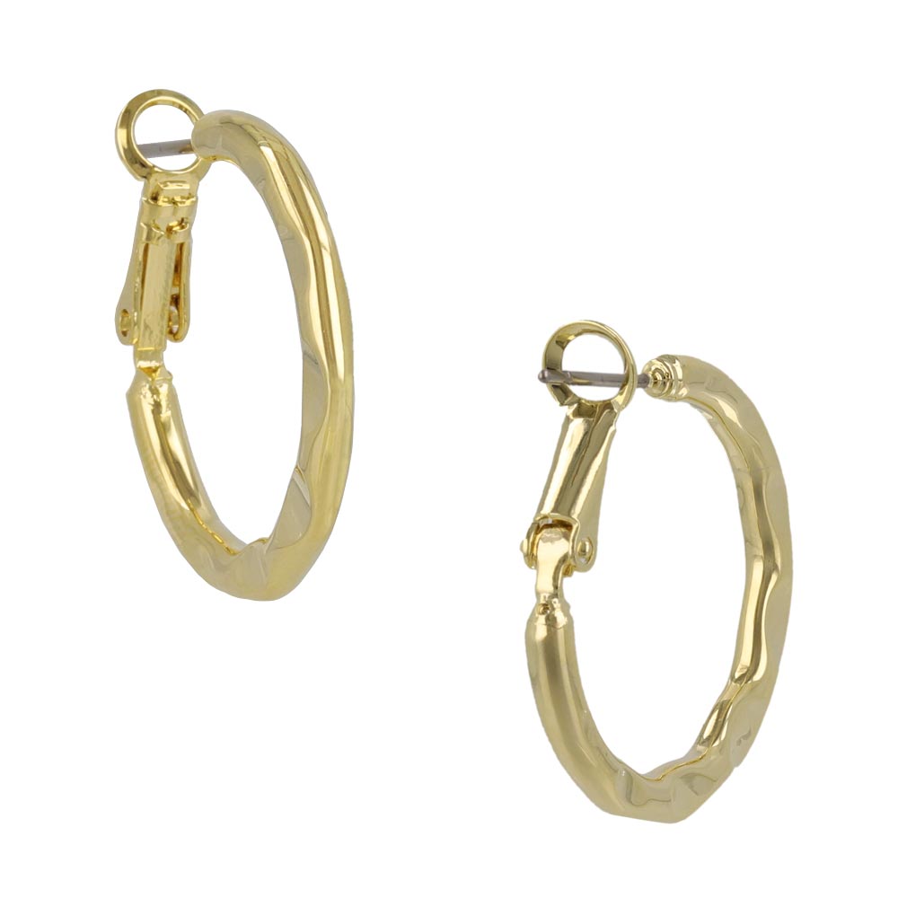 Textured Hoop Earrings