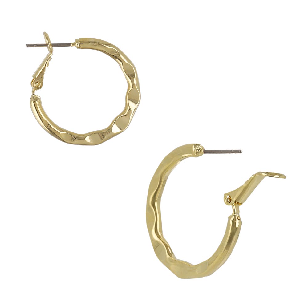 Textured Hoop Earrings
