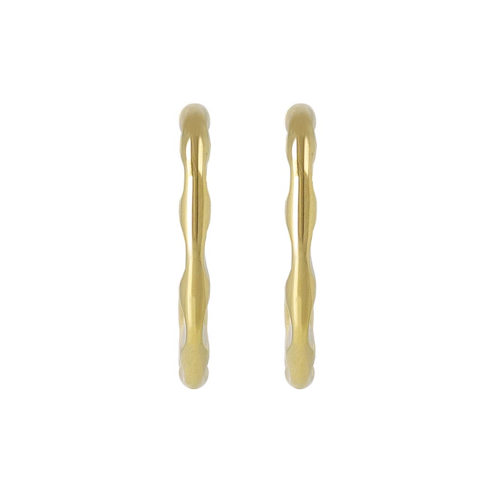 Textured Hoop Earrings