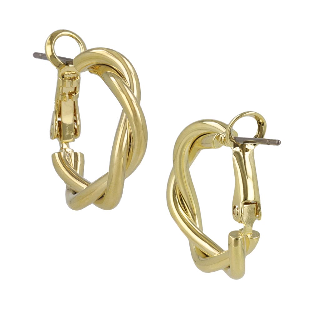 Twisted Hoop Earrings