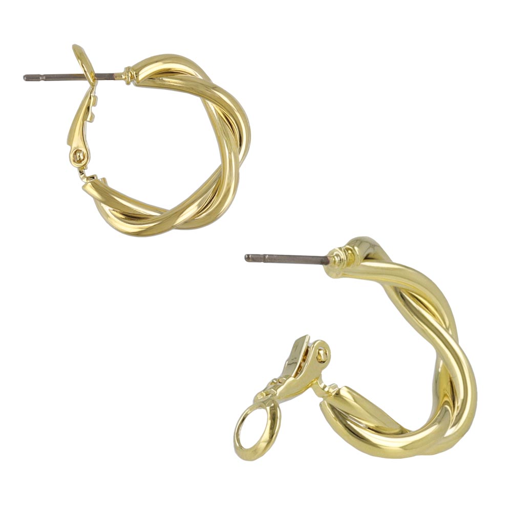Twisted Hoop Earrings