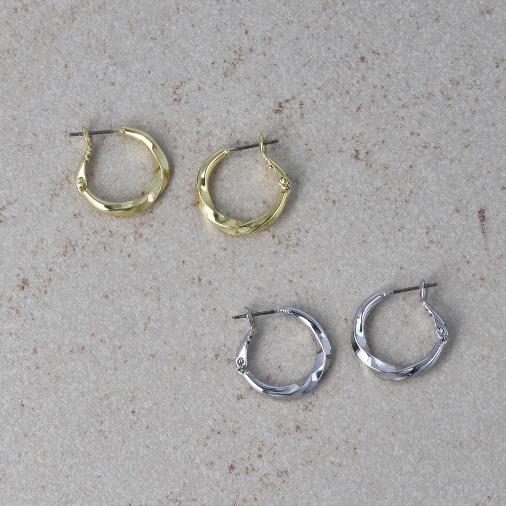 Organic Hoop Earrings