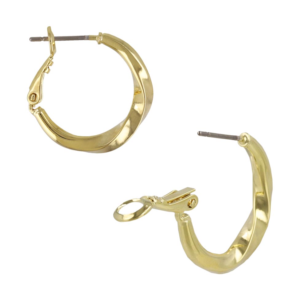 Organic Hoop Earrings