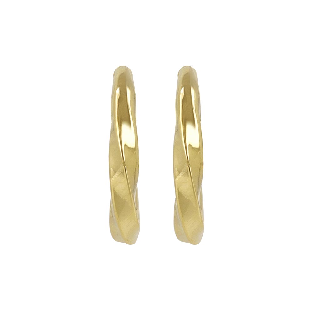 Organic Hoop Earrings