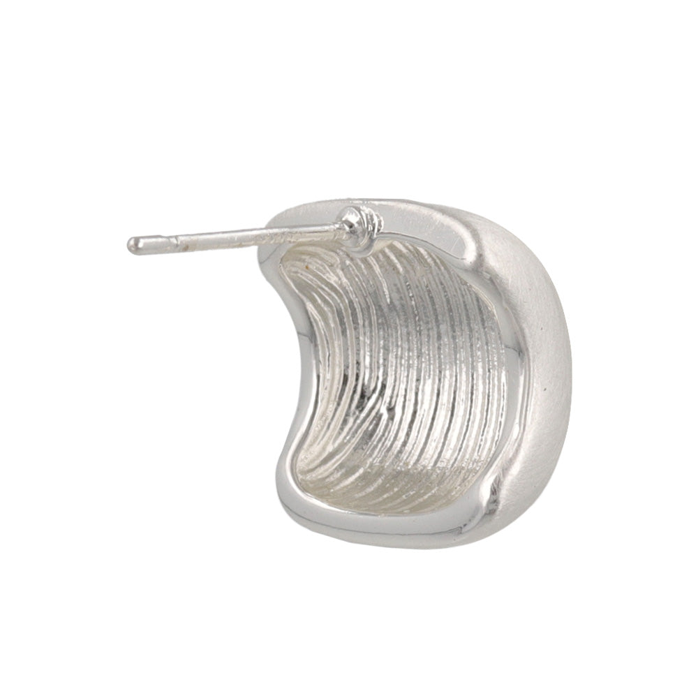Rectangle Half Hoop Earrings