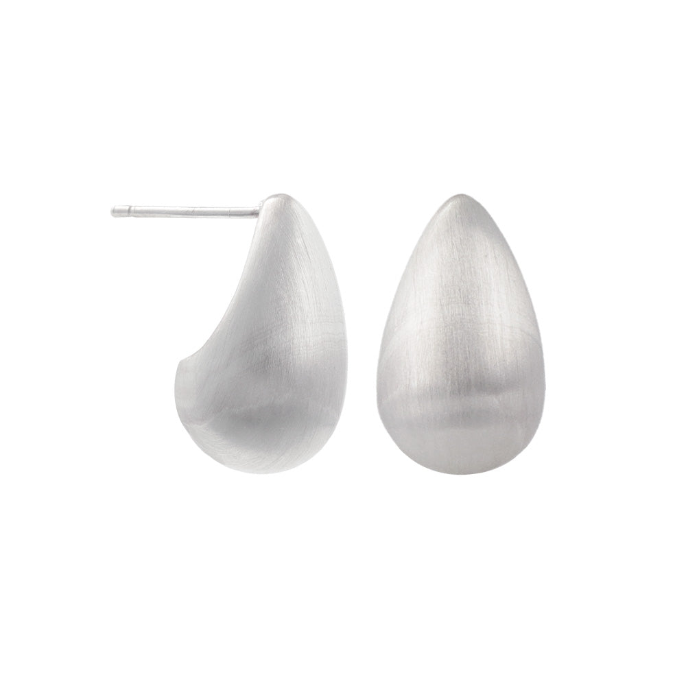Teardrop Half Hoop Earrings