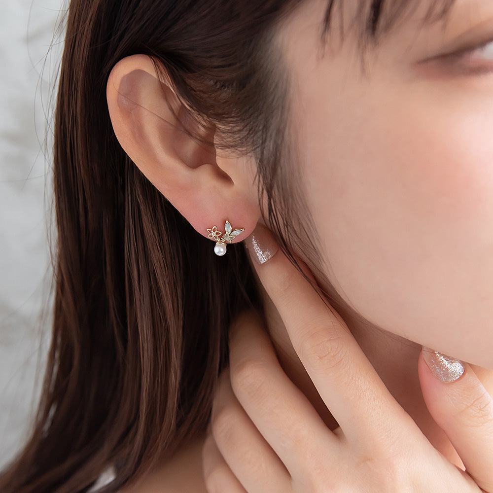 Butterfly Cluster Stud Earrings