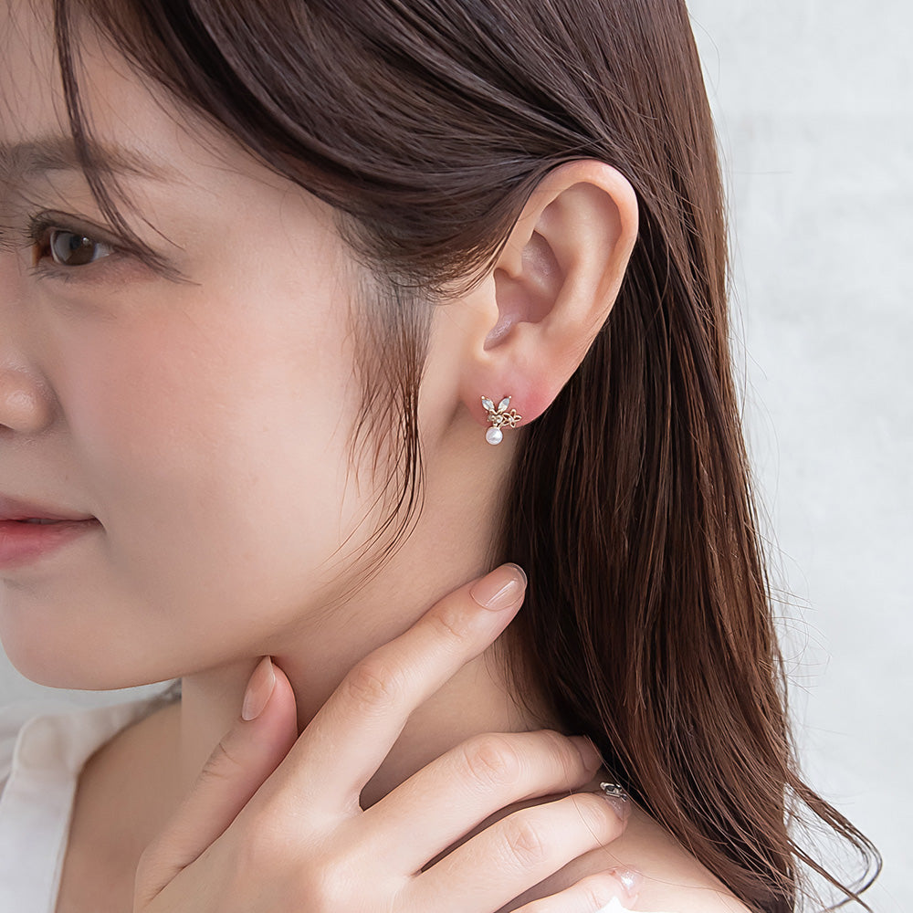 Butterfly Cluster Stud Earrings