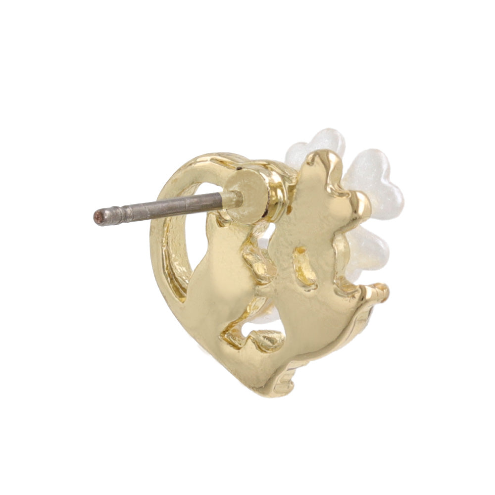 Heart Cluster Stud Earrings