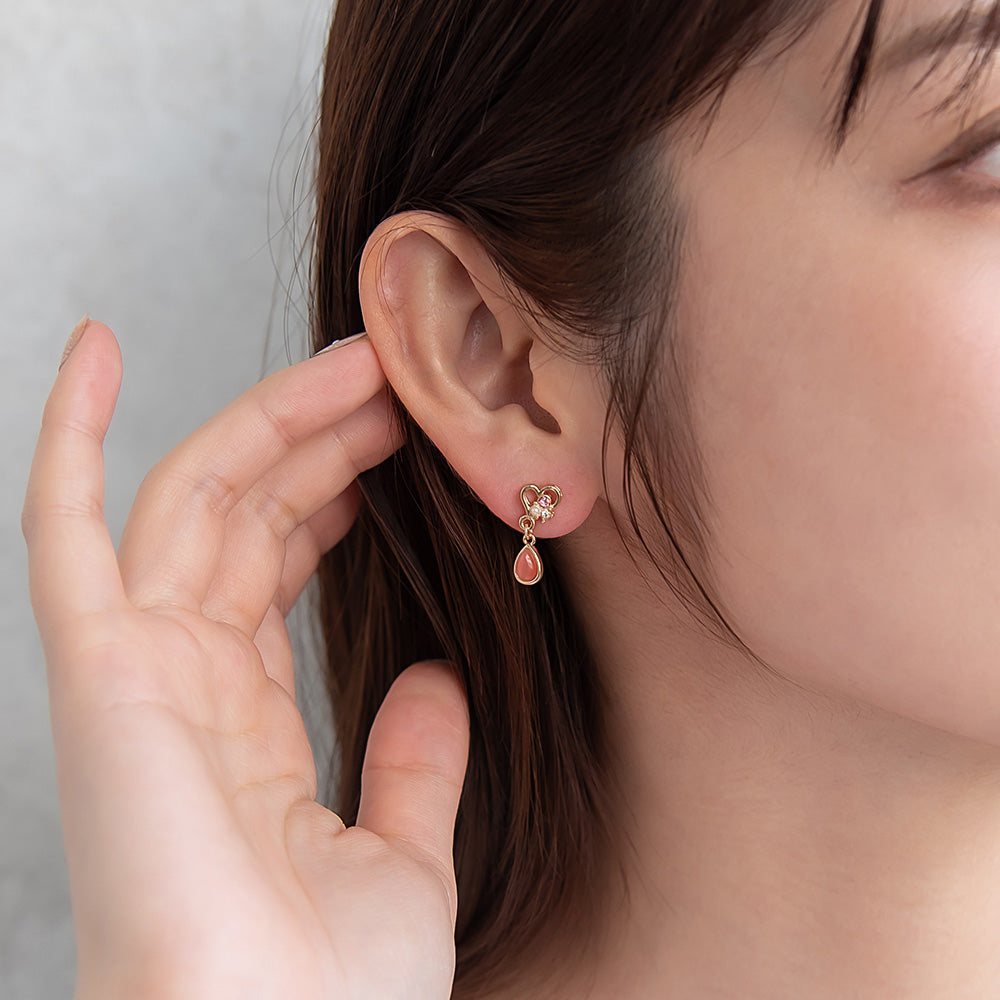 Heart Teardrop Earrings