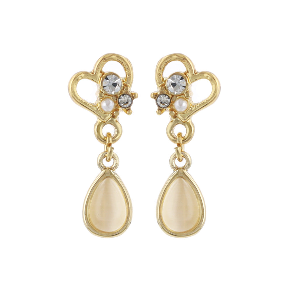 Heart Teardrop Earrings