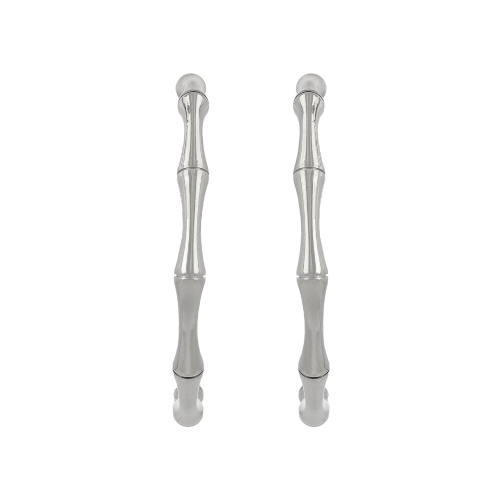 Bamboo Joint Stainless Steel Hoop Earrings