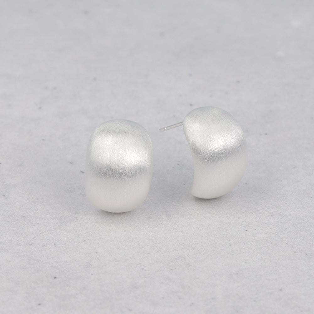 Wide Half Hoop Earrings