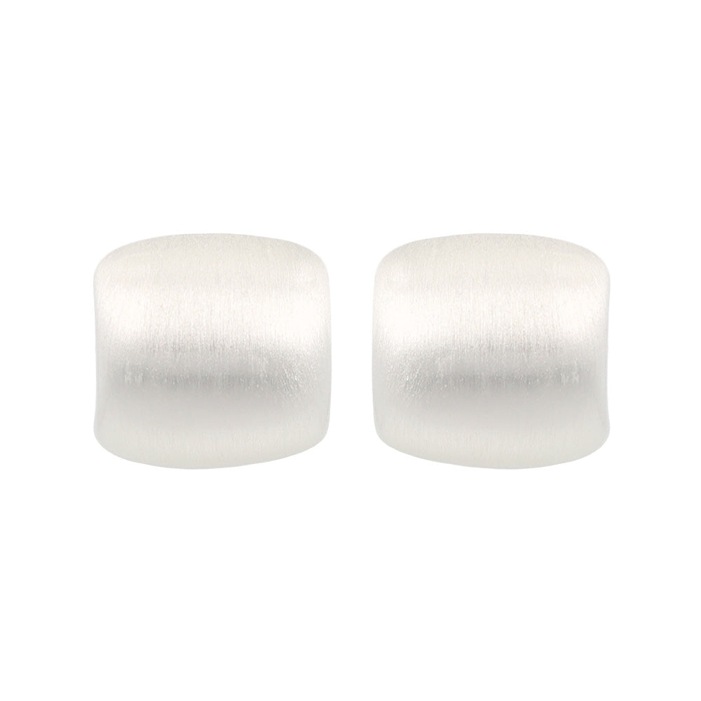 Curved Square Stud Earrings