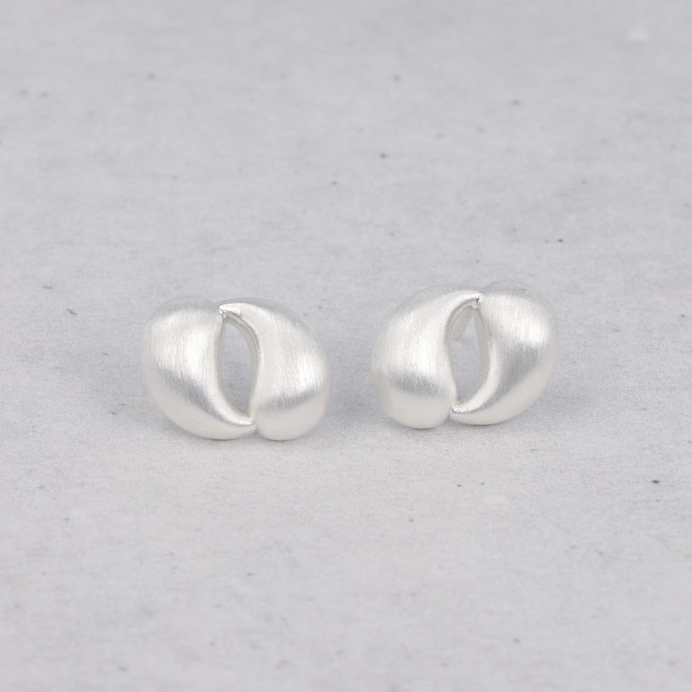 Double Apostrophe Stud Earrings