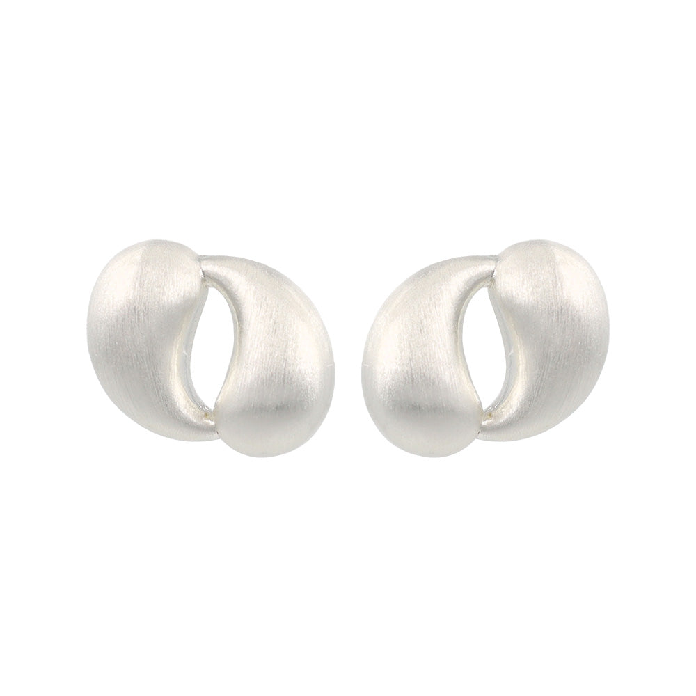 Double Apostrophe Stud Earrings