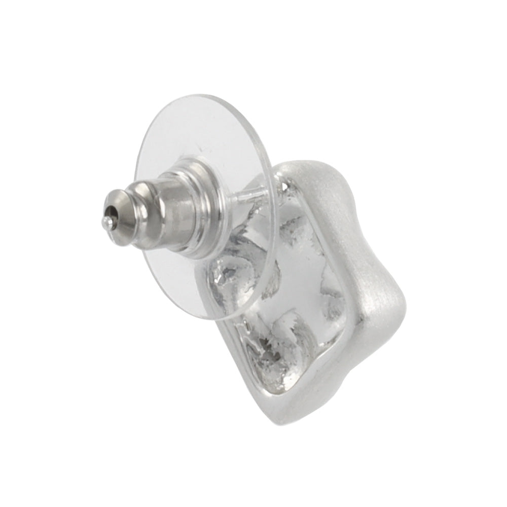 Organic Square Stud Earrings