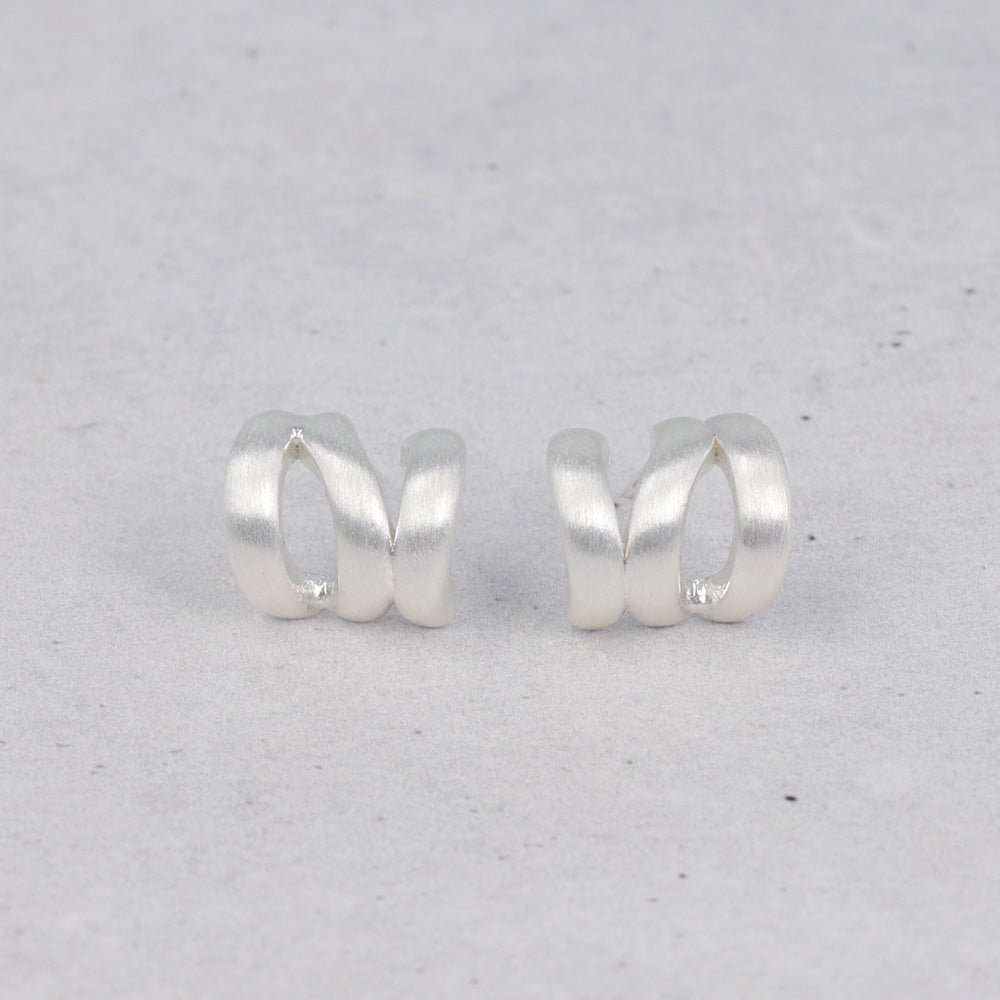 Multi Strand Huggie Earrings