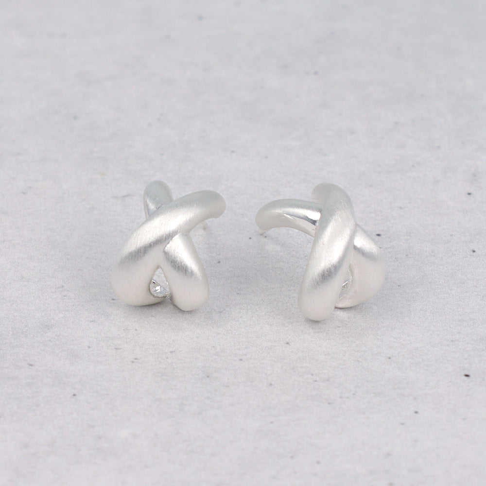 Crossover Stud Earrings
