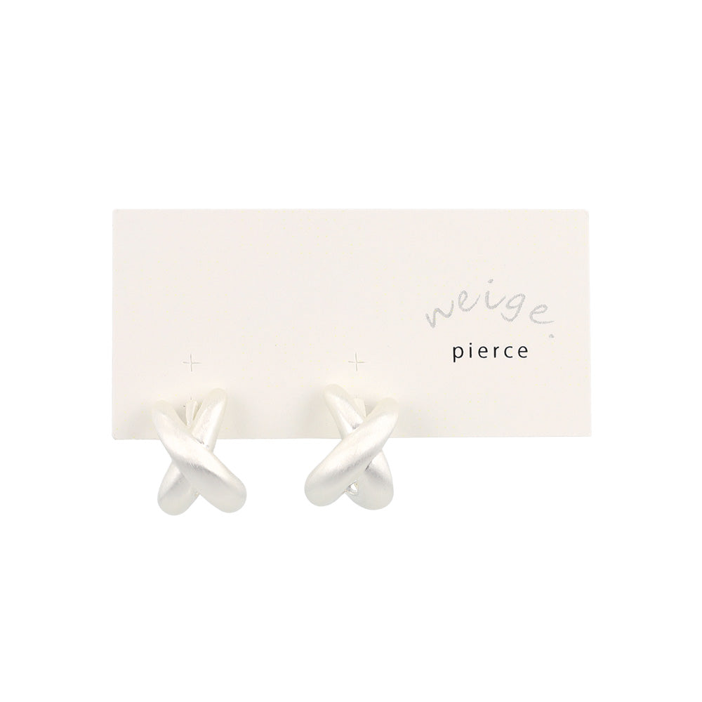 Crossover Stud Earrings