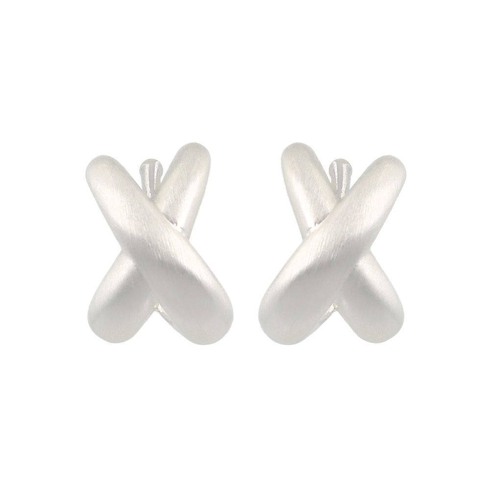 Crossover Stud Earrings