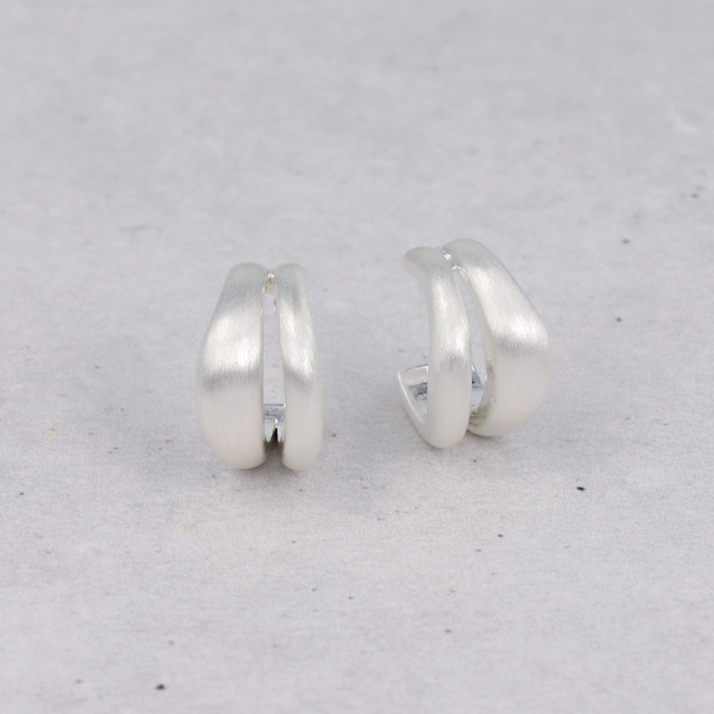 Double Strand Hoop Earrings