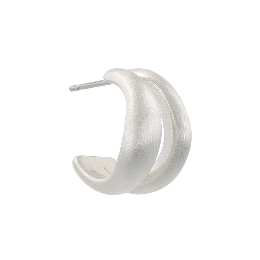 Double Strand Hoop Earrings