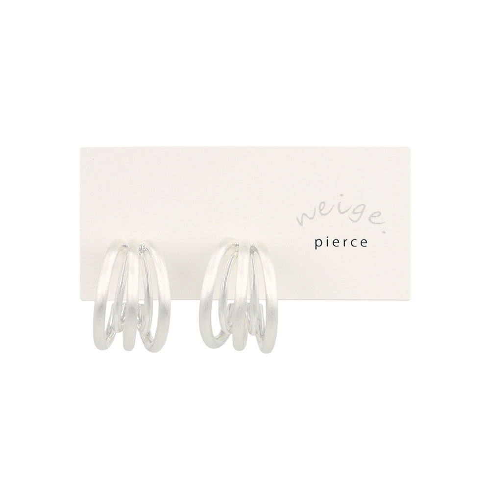 Multi Strand Hoop Earrings