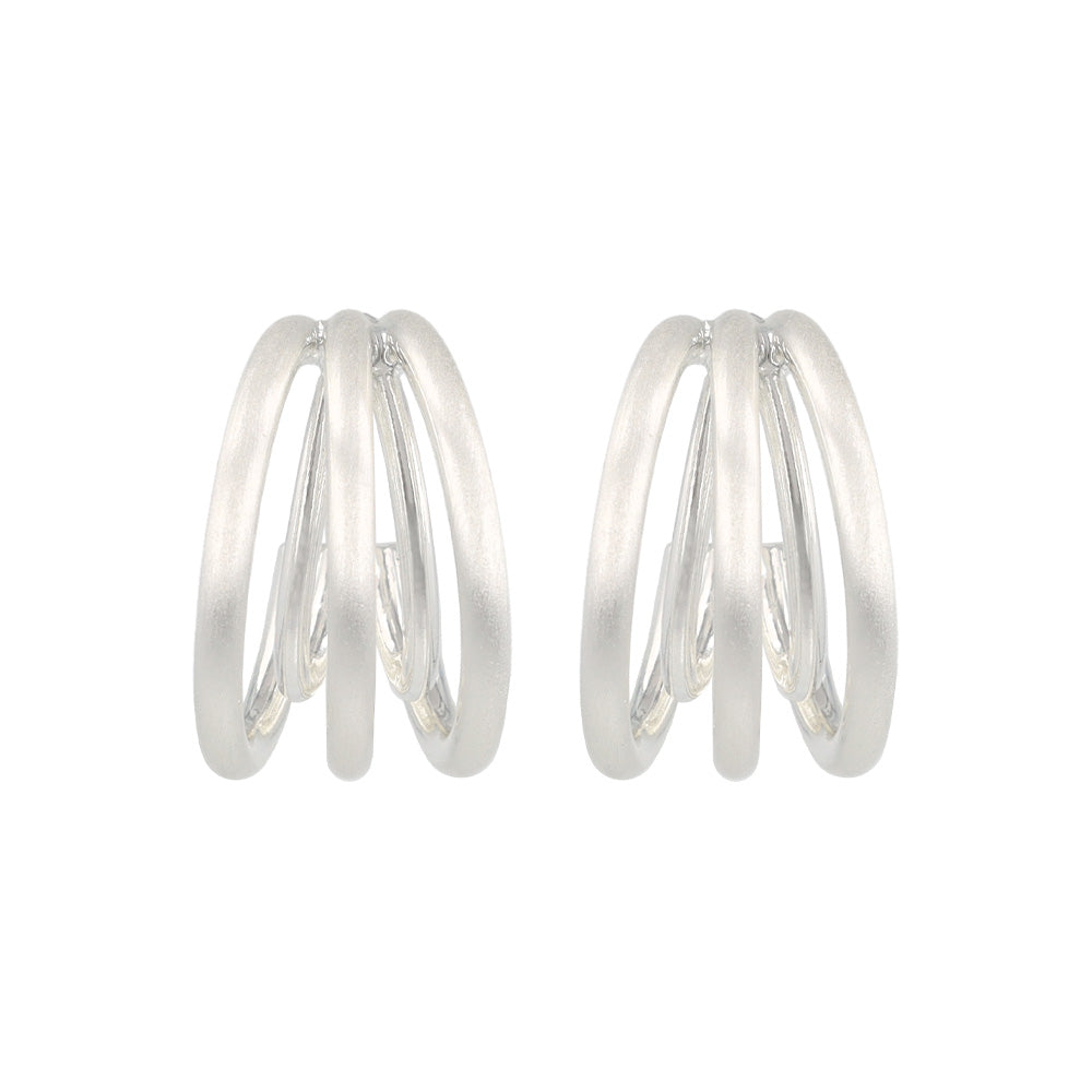 Multi Strand Hoop Earrings