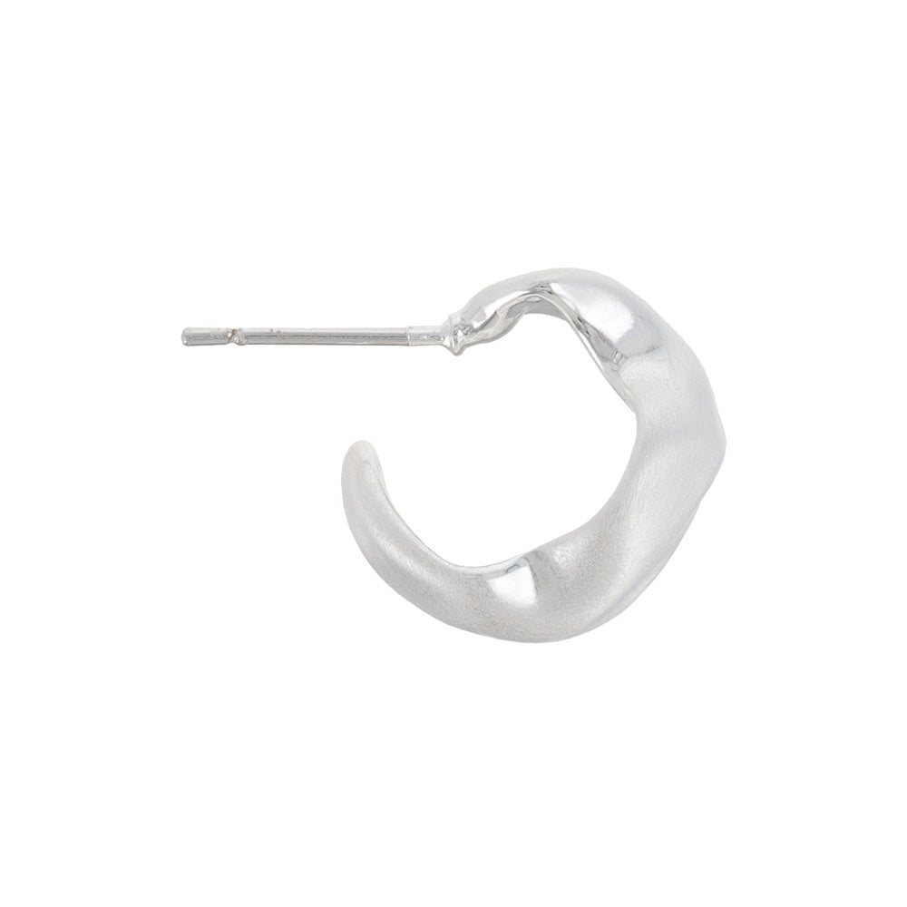 Organic Wide Hoop Earrings