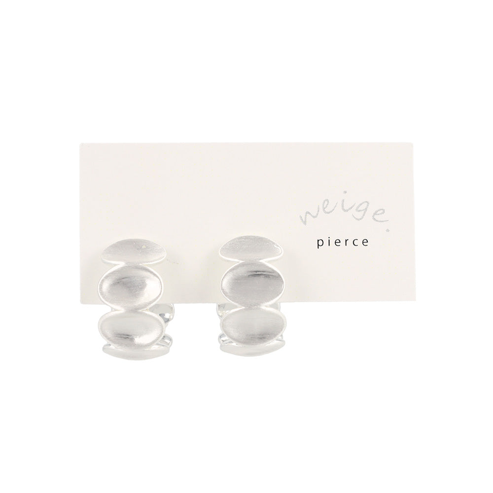 Wide Dot Hoop Earrings