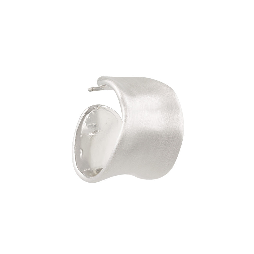 Organic Wide Curl Earrings