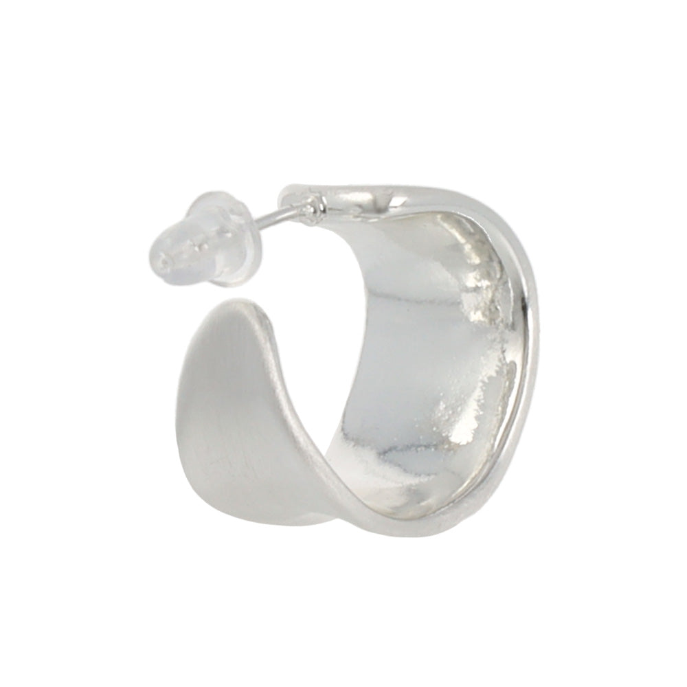 Organic Wide Curl Earrings