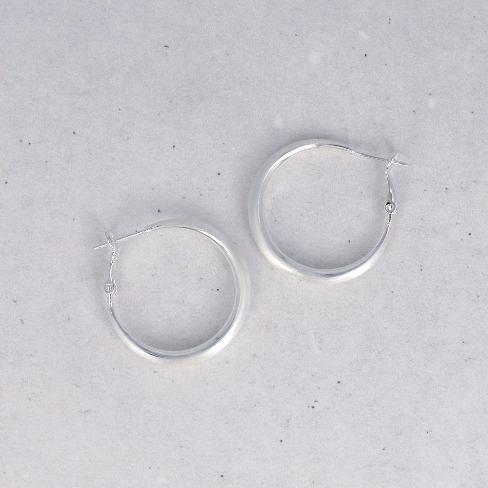 30mm Graduated Hoop Earrings - osewaya
