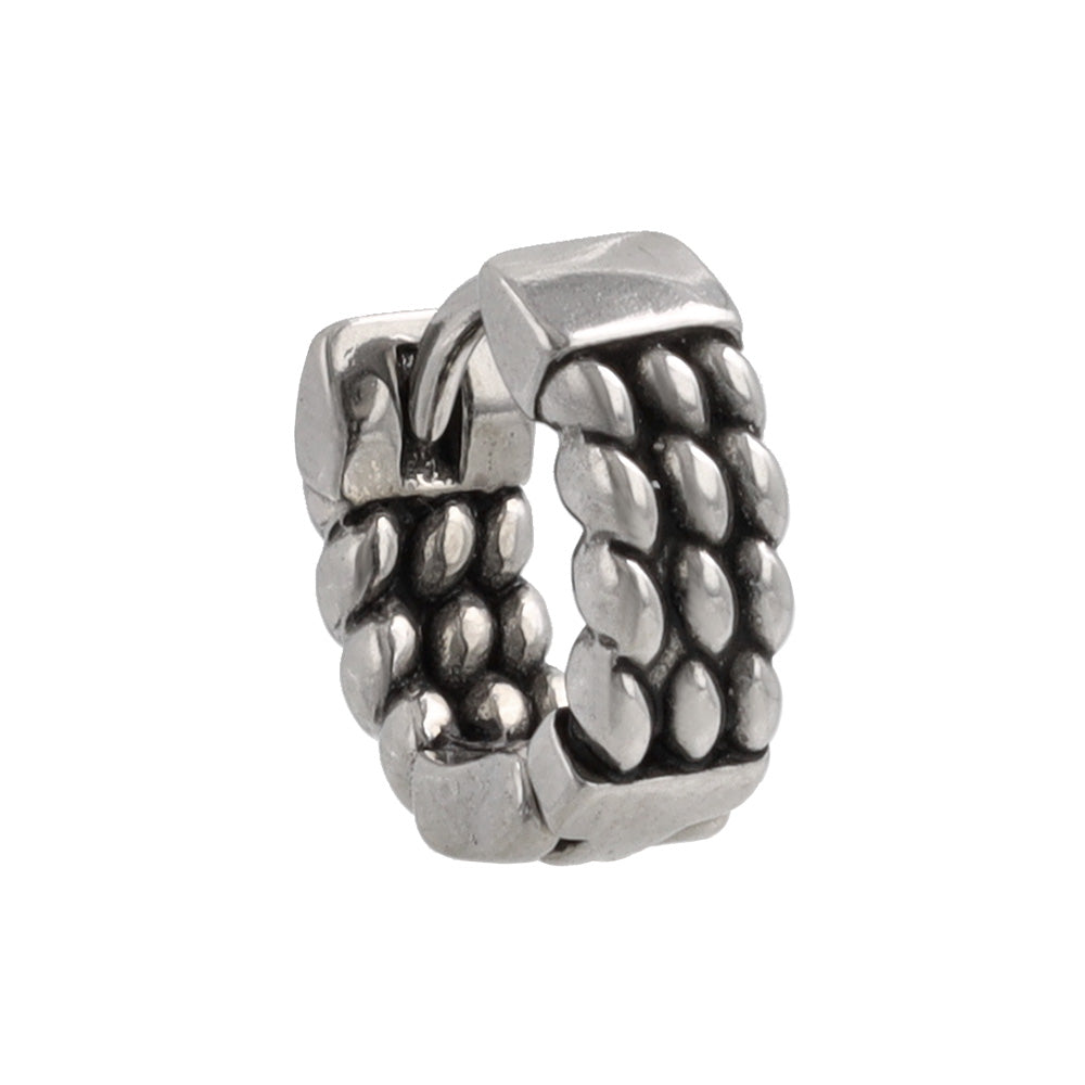 Surgical Steel Chain Hoop Earrings