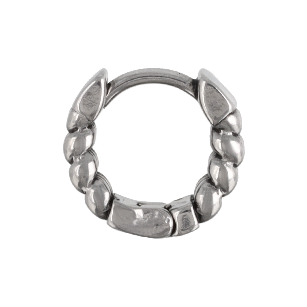 Surgical Steel Chain Hoop Earrings
