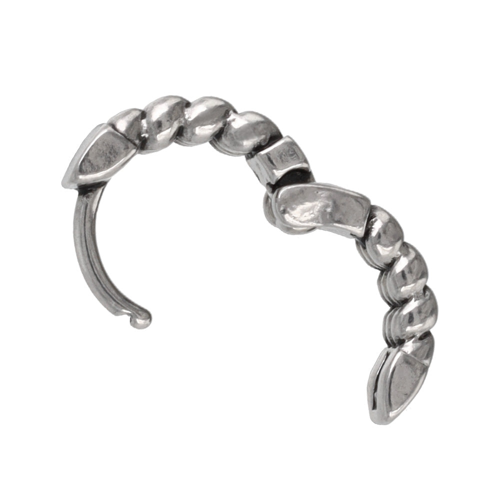 Surgical Steel Chain Hoop Earrings