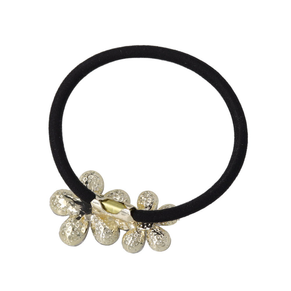 Radiant Double Flower Hair Tie