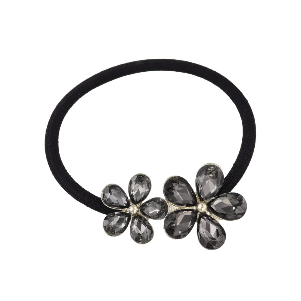 Radiant Double Flower Hair Tie