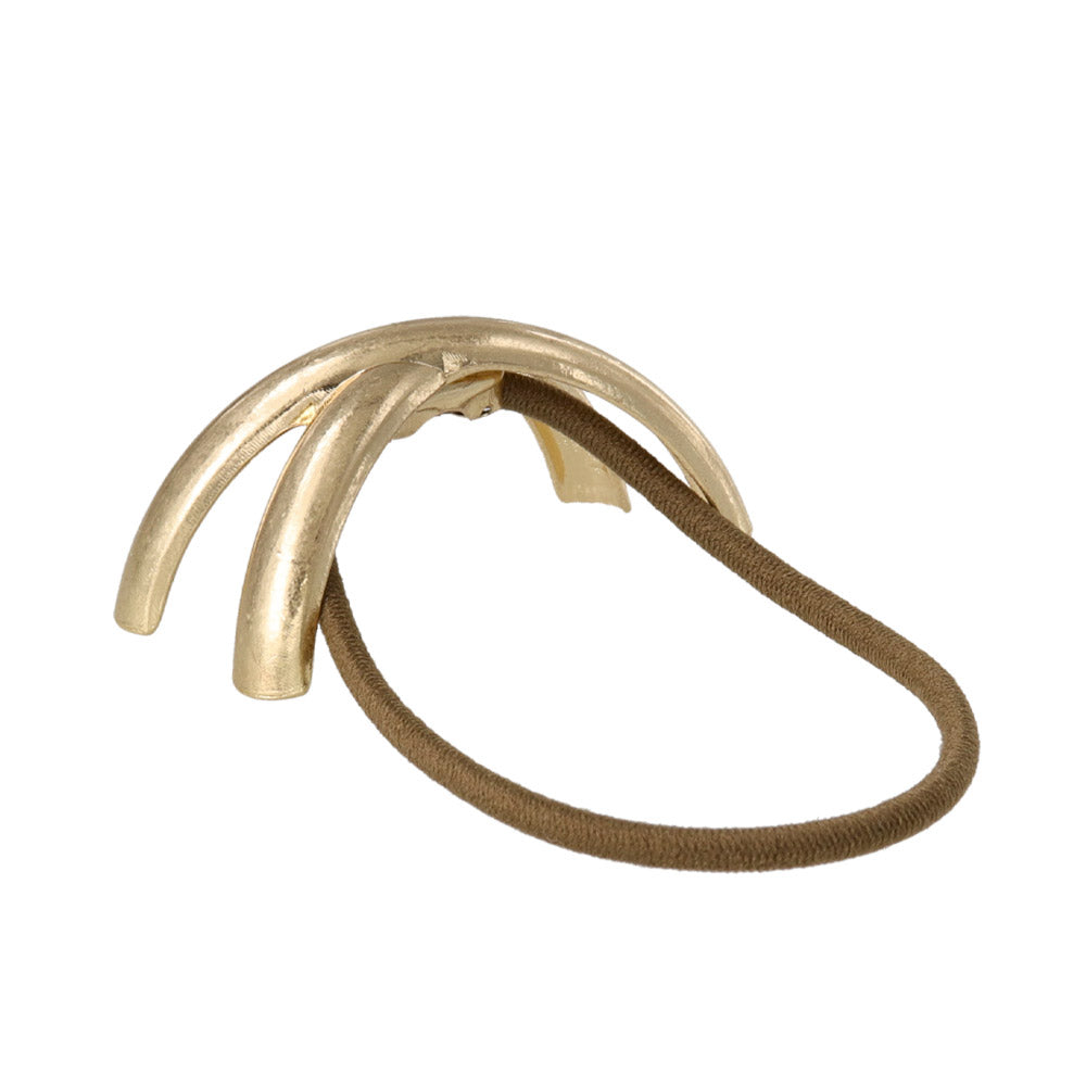 Crossed Arch Ponytail Holder