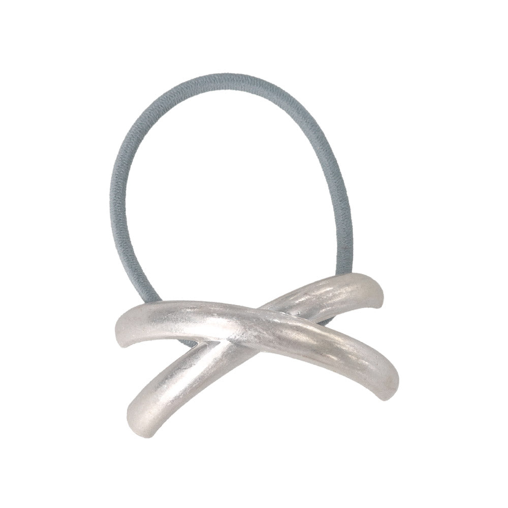 Crossed Arch Ponytail Holder