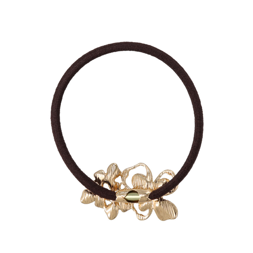 Metallic Multi Flower Hair Tie