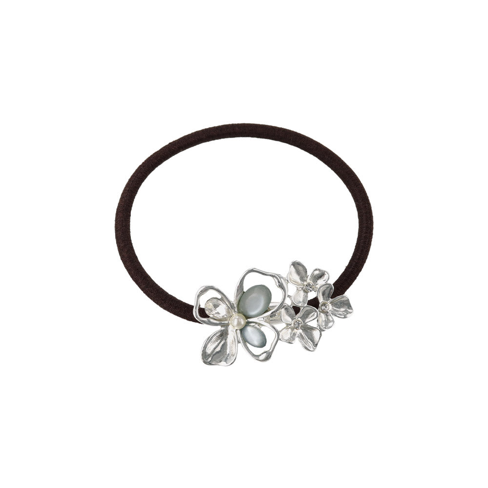Metallic Multi Flower Hair Tie