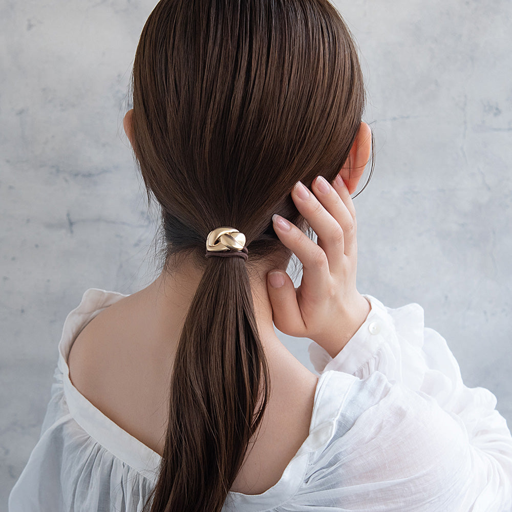 Sculptural Knot Hair Tie