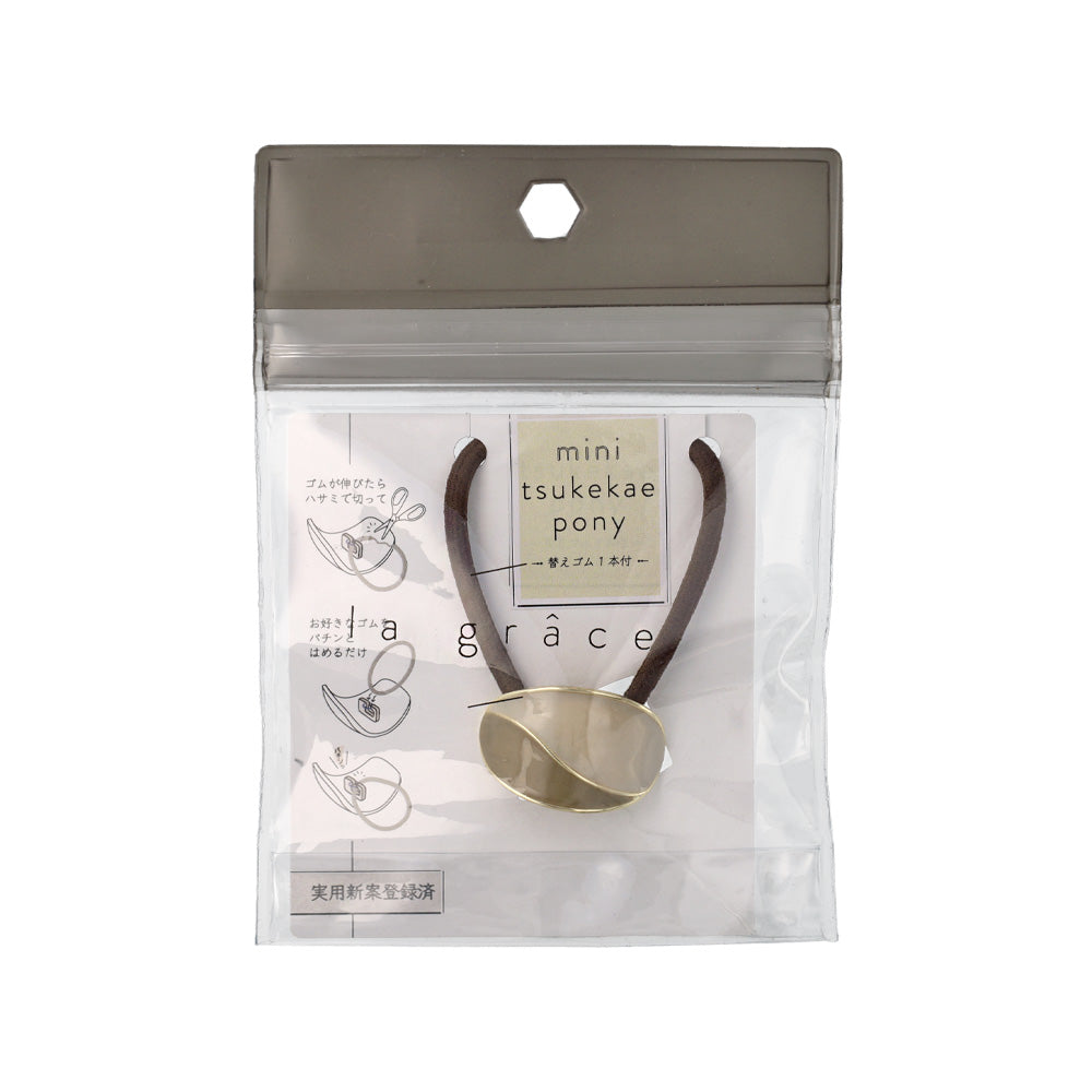 Mini Bicolor Oval Hair Tie