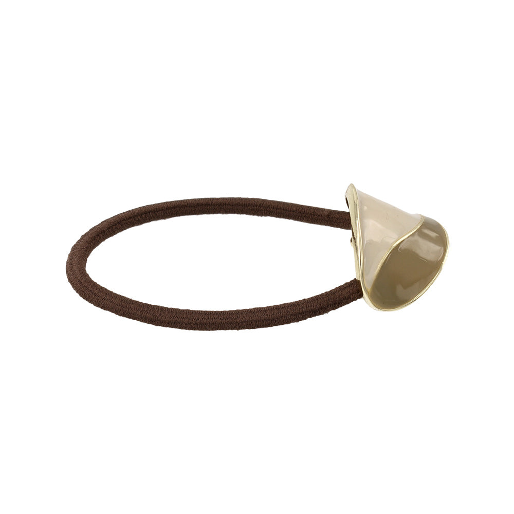 Mini Bicolor Oval Hair Tie