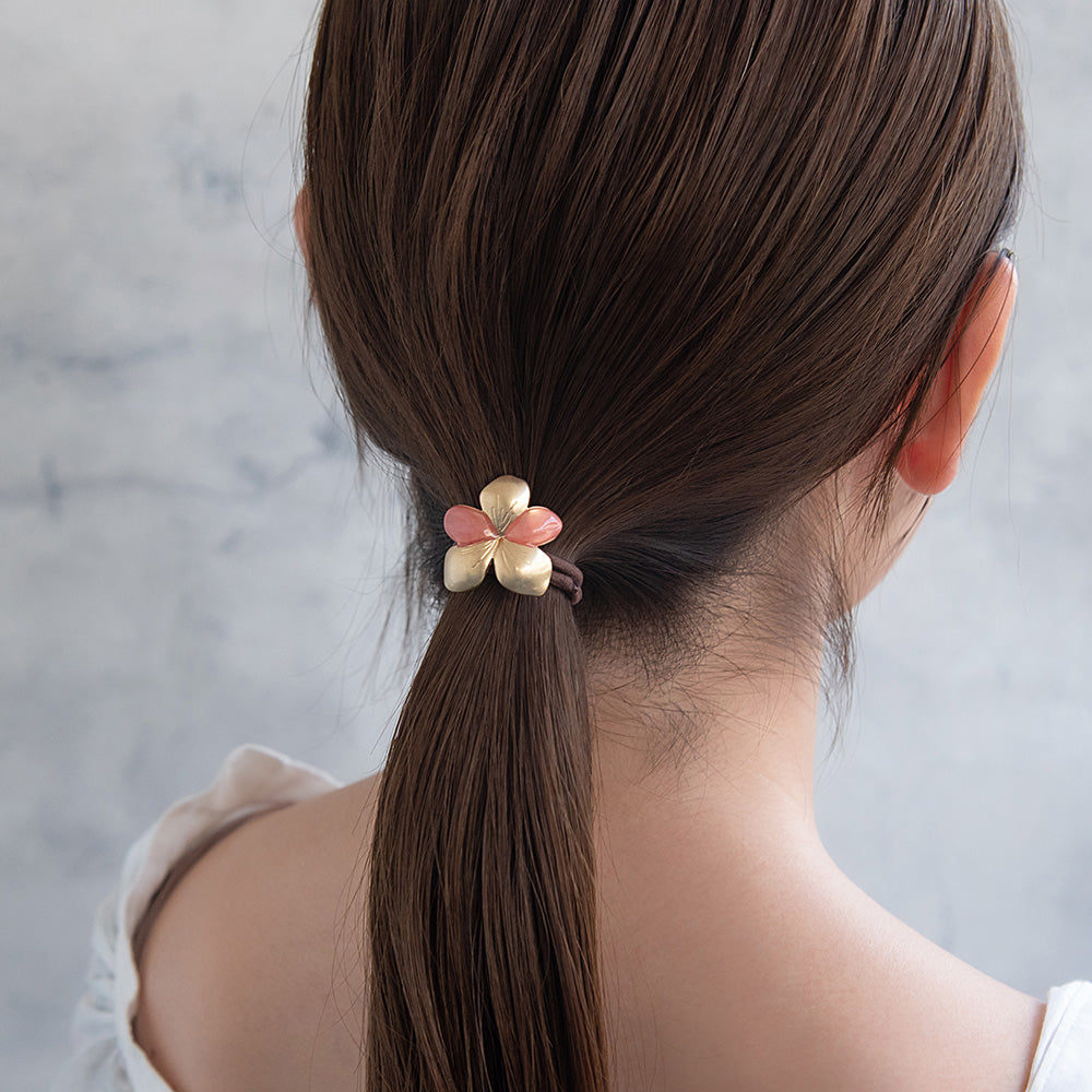 Five Petal Flower Hair Tie