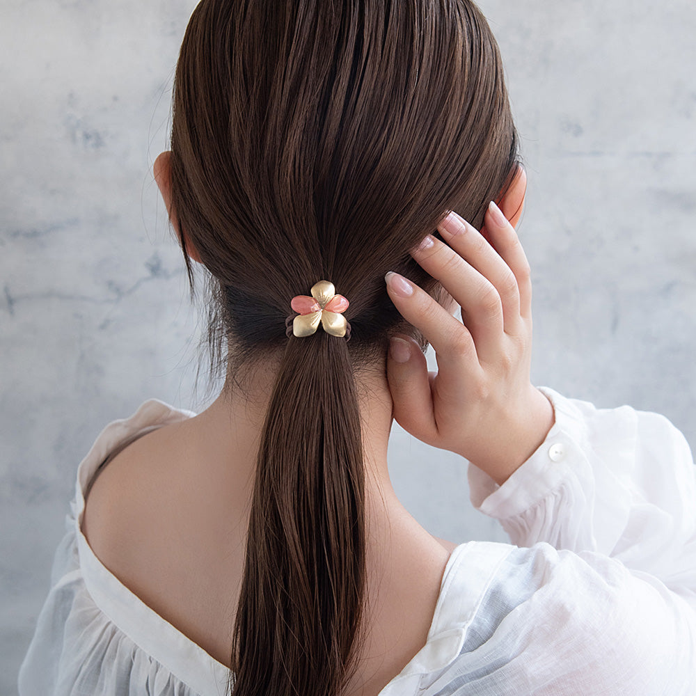 Five Petal Flower Hair Tie