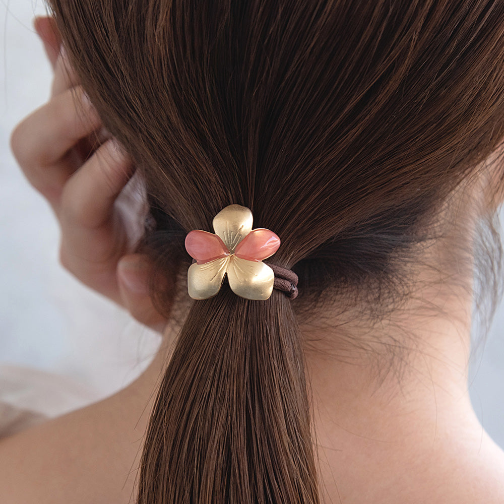 Five Petal Flower Hair Tie